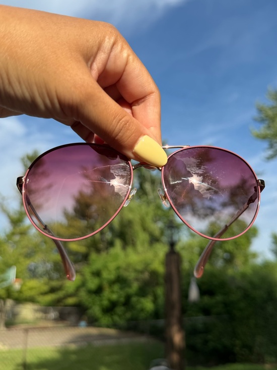 Kate Spade Joshelle Pink Aviator Sunglasses with Case main image 12